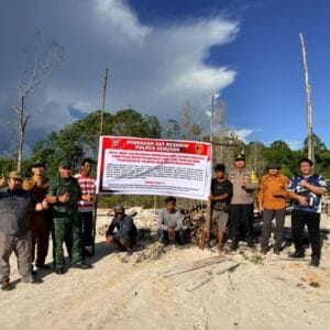 Tindak Lanjut Laporan Warga,Kapolsek Danau Sembuluh Bersama Muspika Turun Langsung Cek Peti.