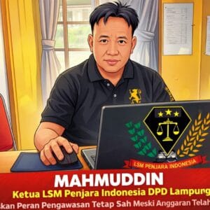 LSM Penjara Indonesia DPD Lampung Tegaskan Peran Pengawasan Tetap Sah Meski Anggaran Telah Diperiksa