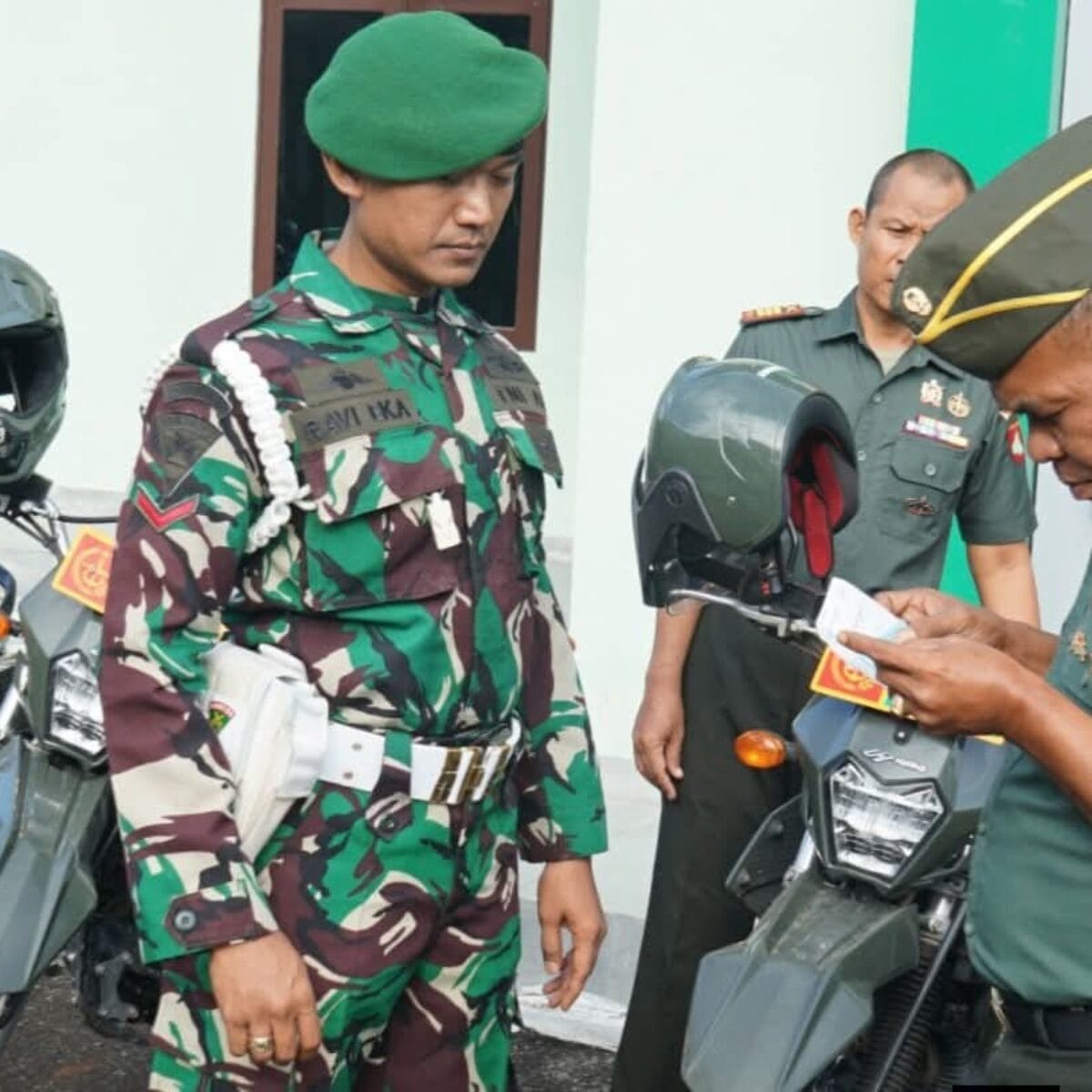 Pastikan Keselamatan Prajurit, Kodim 1016/Plk Rutin Cek Kendaraan Dinas dan Pribadi