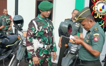 Pastikan Keselamatan Prajurit, Kodim 1016/Plk Rutin Cek Kendaraan Dinas dan Pribadi
