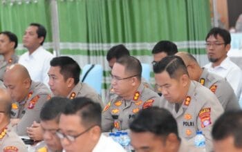 Kapolres Seruyan Paparkan Anev Sitkamtibmas di Gelar Operasional Triwulan l Polda Kalteng.