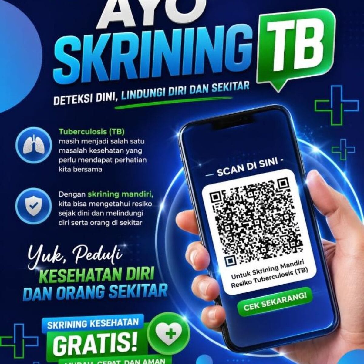 RSUD Genteng Ajak Masyarakat Ikuti Skrining TB Gratis