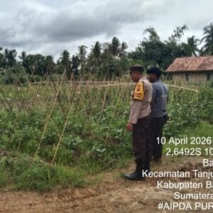 Bhabinkamtibmas Polsek Tanjung Lago Gerakkan P2B di Desa Banyu Urip Dukung Swasembada Pangan Nasional
