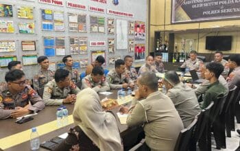 Kasetum Polda Kalteng Pimpin Asistensi Bidang Kesekretariatan di Polres Seruyan.