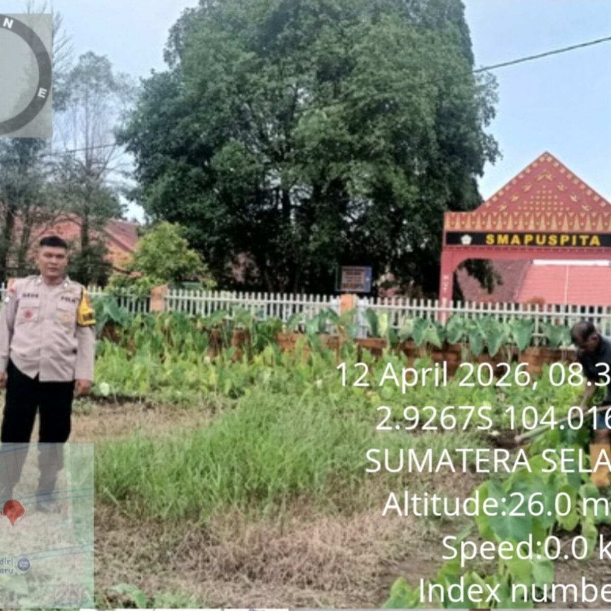 Bhabinkamtibmas Air Kumbang Gerakkan Warga Dukung Program Swasembada Pangan