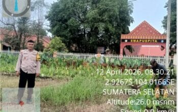 Bhabinkamtibmas Air Kumbang Gerakkan Warga Dukung Program Swasembada Pangan
