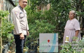 Bhabinkamtibmas Polsek Banyuasin I Gerakkan Masyarakat Desa Perajin Dukung Program Swasembada Pangan Nasional