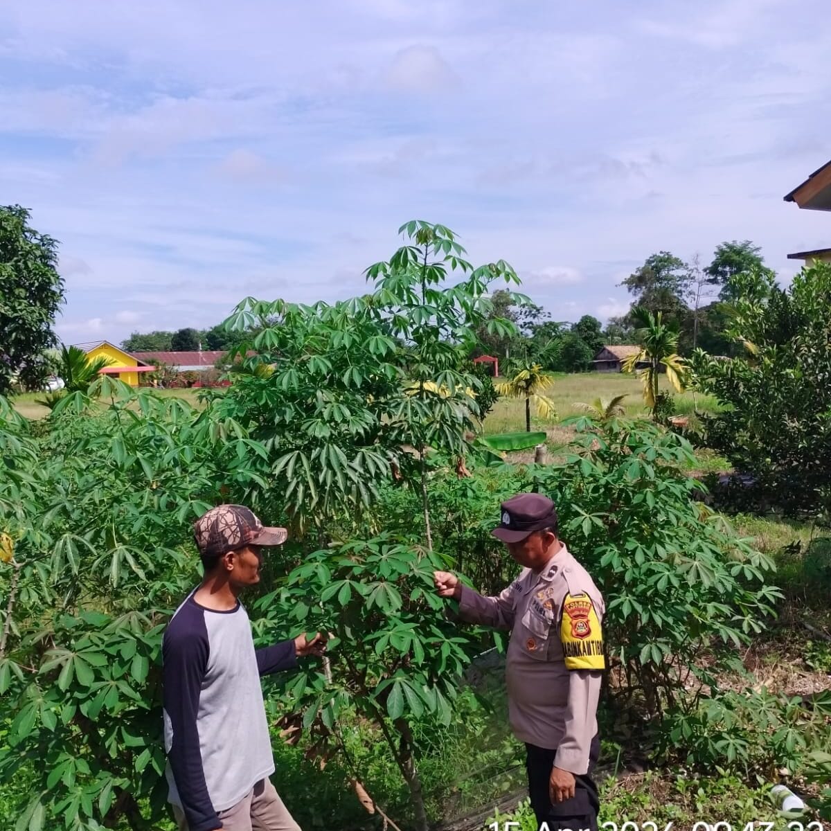 Bhabinkamtibmas Polsek Air Kumbang Gerakkan Warga Dukung Program Swasembada Pangan
