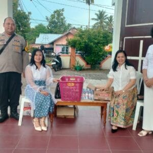 POLSEK SERUYAN HILIR AMANKAN IBADAH PUNCAK PASKAH DI GEREJA IMANUEL