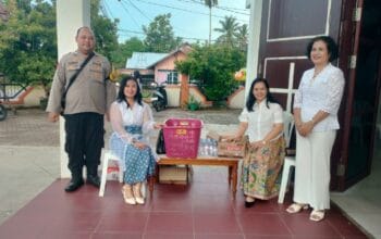 POLSEK SERUYAN HILIR AMANKAN IBADAH PUNCAK PASKAH DI GEREJA IMANUEL