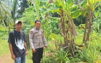 Bhabinkamtibmas Rantau Bayur Gerakkan Masyarakat Dukung Swasembada Pangan Nasional