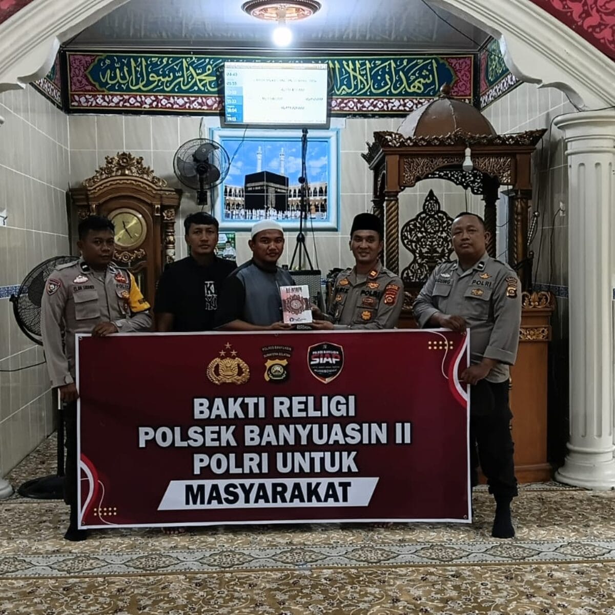 Polsek Sungsang Polres Banyuasin Melaksanakan Bakti Religi Sambut HUT Bhayangkara Ke 80 Tahun 2026