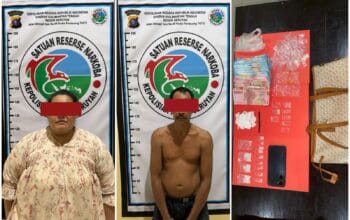 POLRES SERUYAN BERHASIL UNGKAP PEREDARAN SABU, PASANGAN SUAMI ISTRI DIAMANKAN