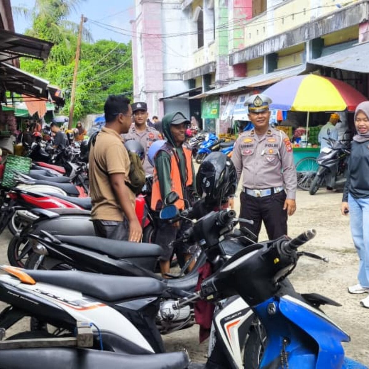 Jamin Keamanan Akhir Pekan,Regu IV Siaga On Caal Polres Seruyan Sisir Objek Vital dan Pusat Keramaian.