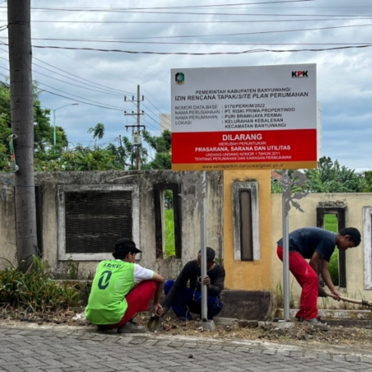 Banyuwangi Perketat Izin Perumahan, Papan Informasi Jadi Penanda Resmi