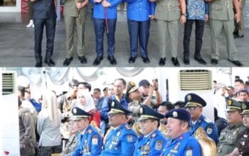 Wako Hadiri Puncak Peringatan HUT Damkar, HUT Pol PP dan HUT Linmas