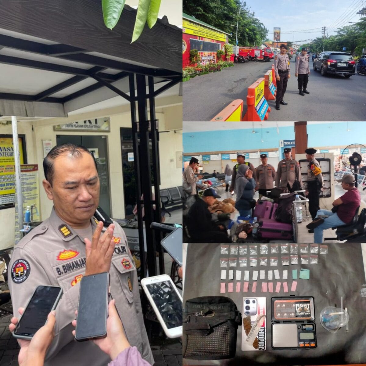 Polres Malang Amankan Tersangka Pengedar dan 21 Paket Sabu di Lawang