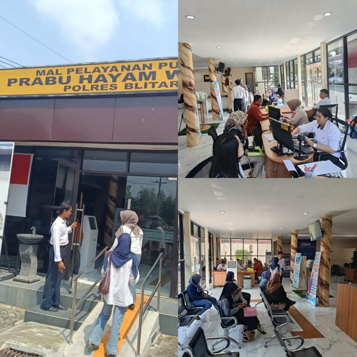 Polri Untuk Masyarakat : Polres Blitar Beri Layanan Satu Atap di MPP