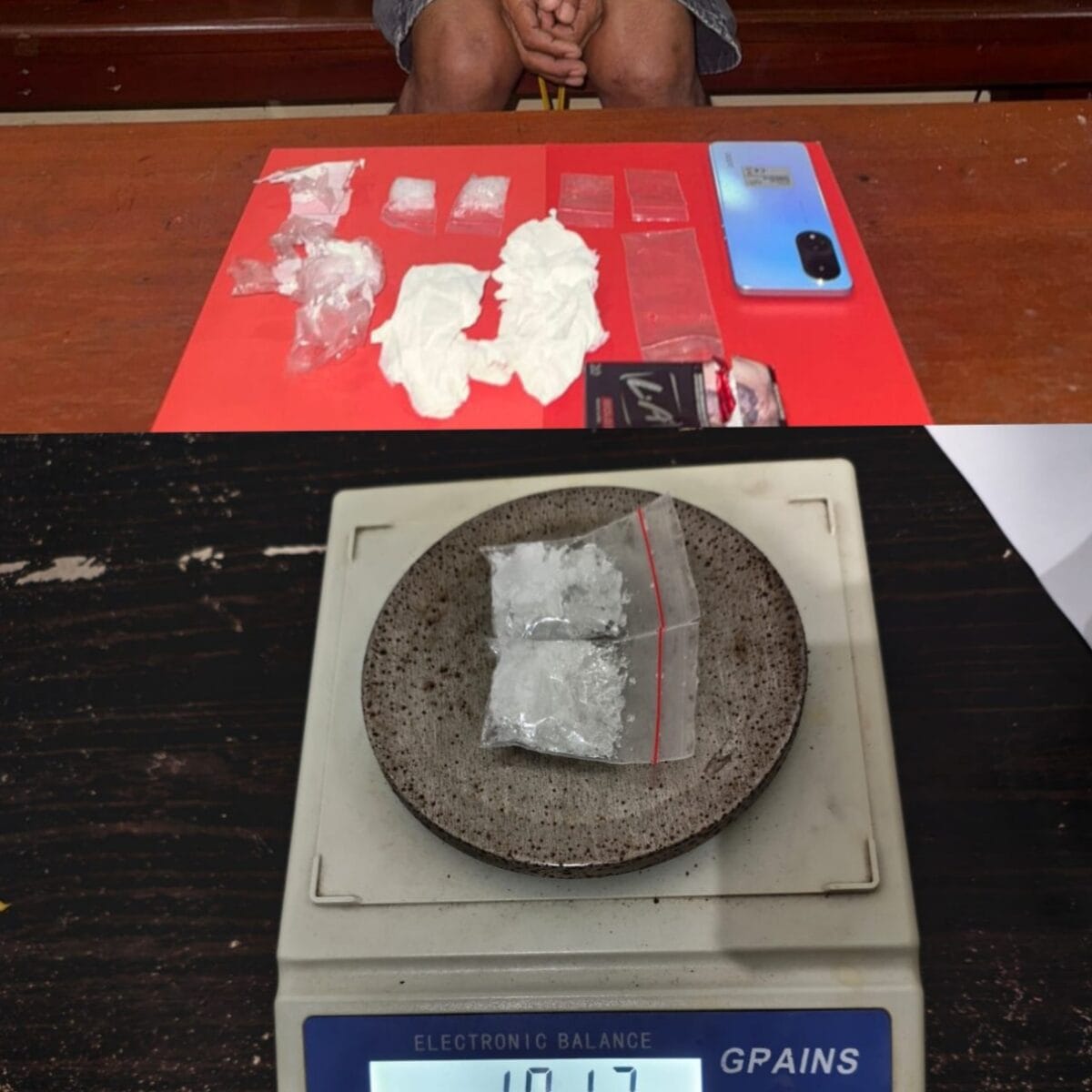 Amankan Terduga K,Satresnarkoba Polres Seruyan Sita Barang Bukti Seberat 10,17 Gram Sabu.