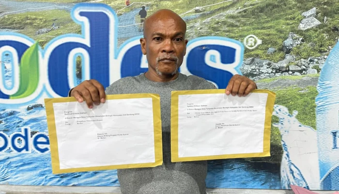 Pelapor, Syamsul Erikson Siahaan (54), warga Dusun Manggis, Desa Tumpatan, Kecamatan Beringin, Kabupaten Deli Serdang, resmi mengadukan dugaan ketidakprofesionalan penanganan perkara tersebut ke Bidang Profesi dan Pengamanan (Propam) Polda Sumut. (dok. Istimewa)