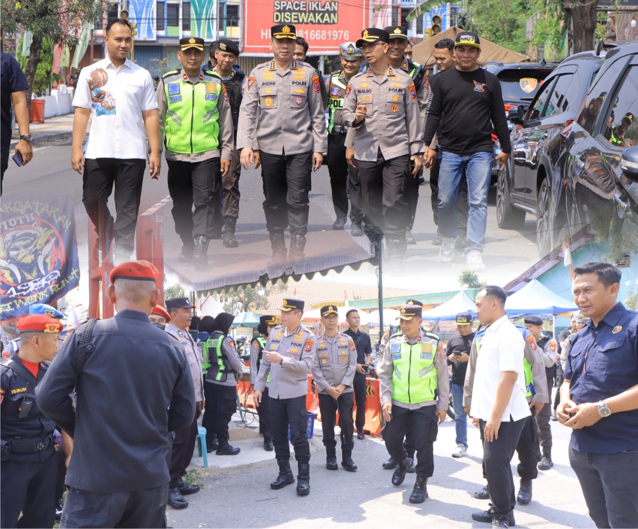 kapolres madiun dampingi karoops polda jatim  