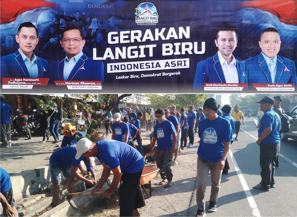 gerakani indonesia asri, langit biru, partai demokrat