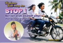 anak dibawah umur dilarang mengendarai motor