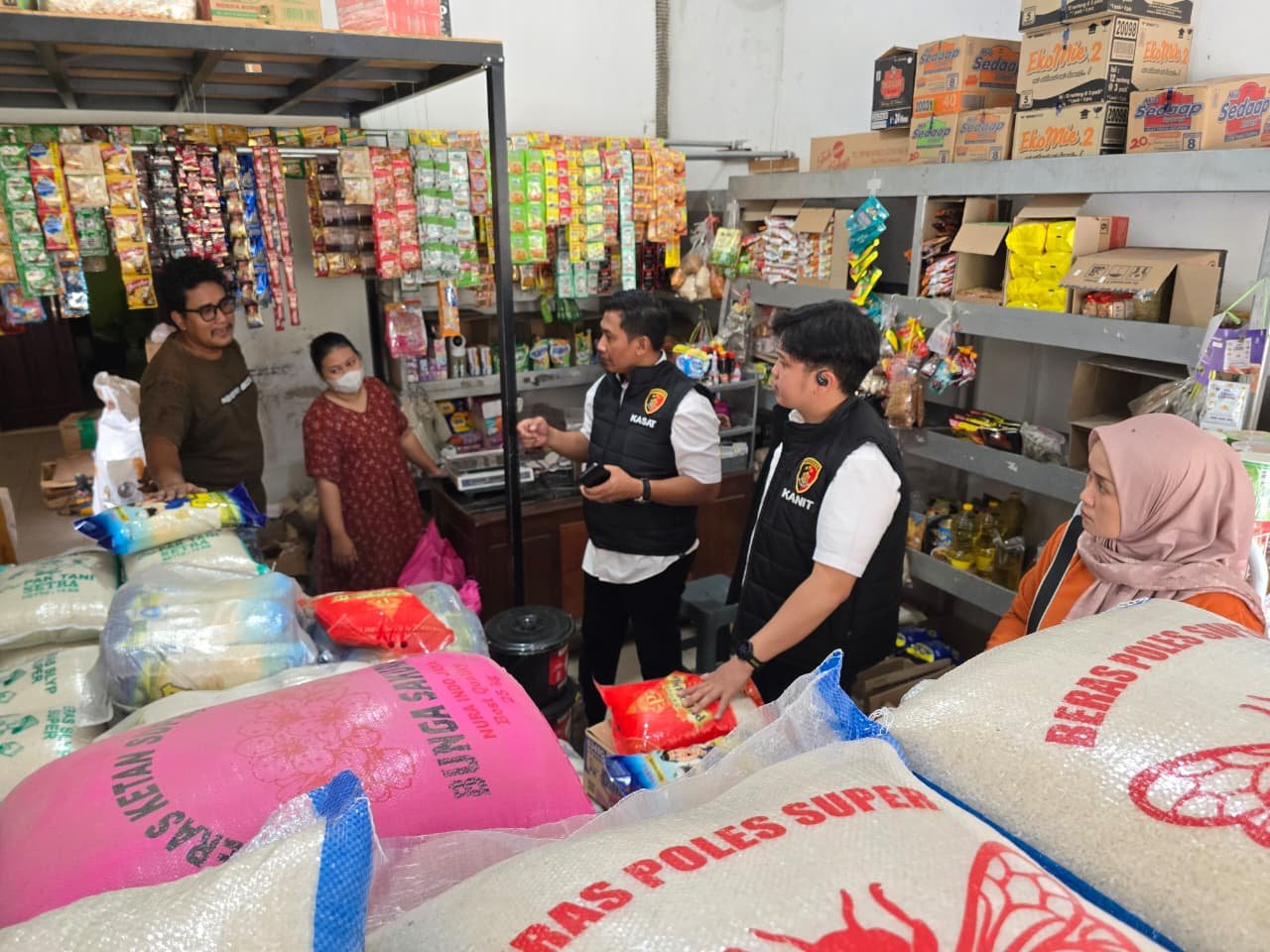 Satgas Pangan Polres Madiun Cek Harga Beras
